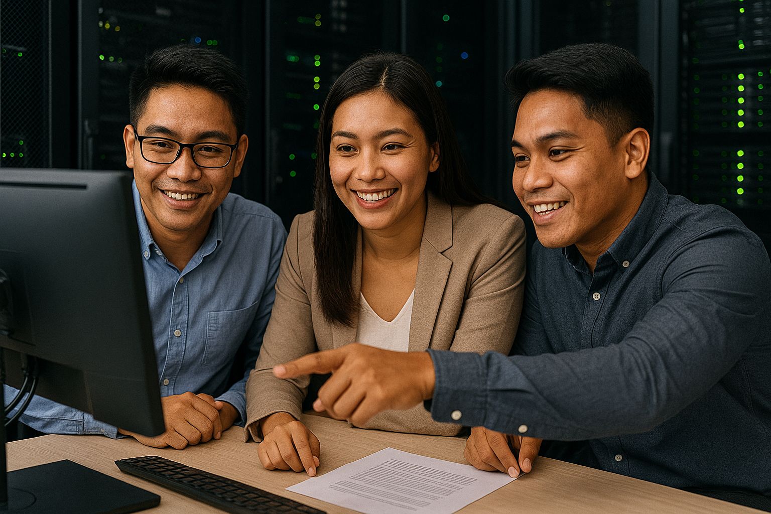 Colleagues discuss strategies, reflecting KMC's commitment to world-class talent and workforce solutions. Colleagues discuss strategies, reflecting KMC's commitment to world-class talent and workforce solutions.