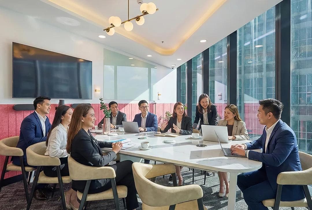 Employees at KMC Meeting Room