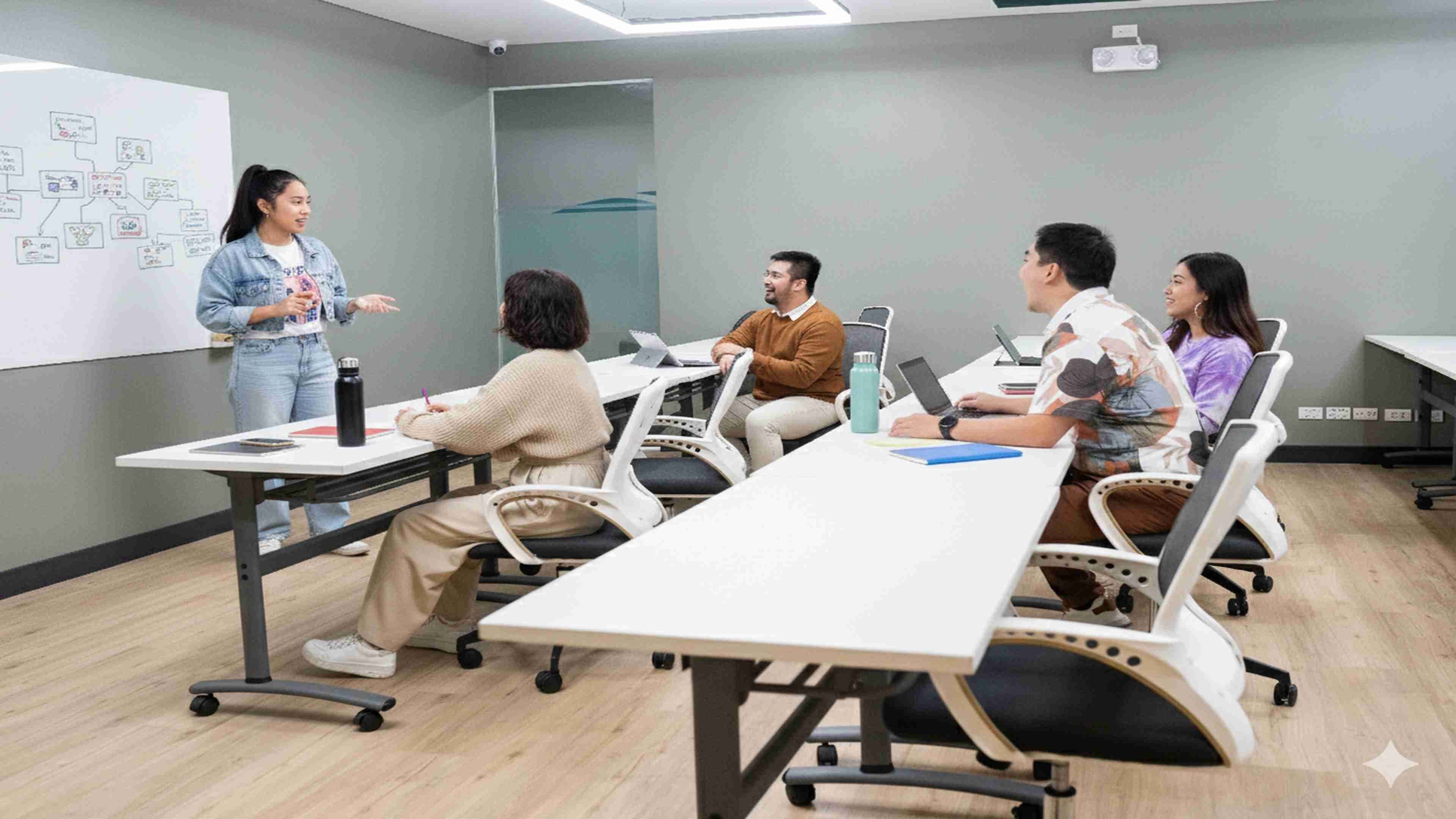 Employee Discussing the Benefits of Employment