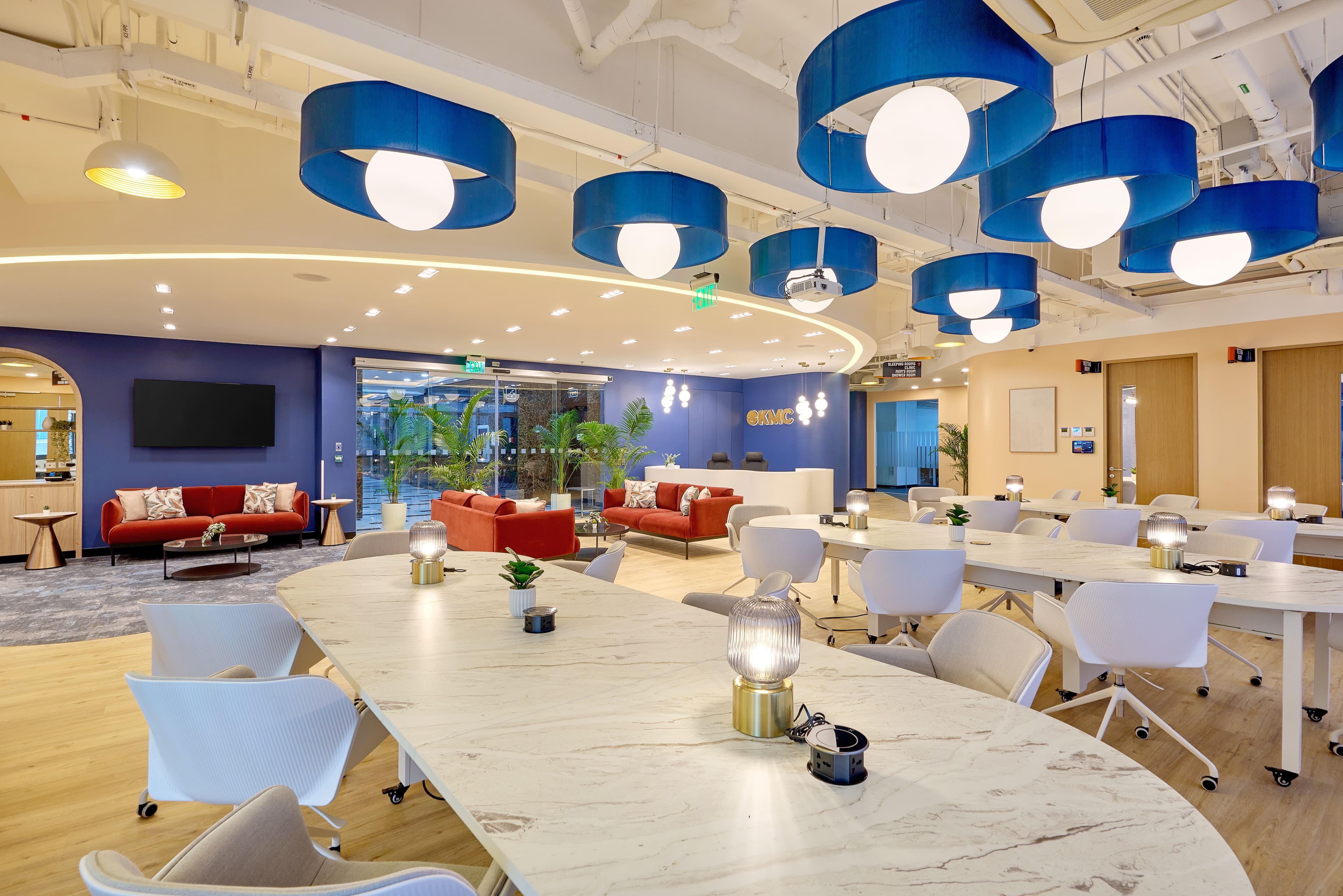 KMC’s beautiful, spacious and well lit coworking space